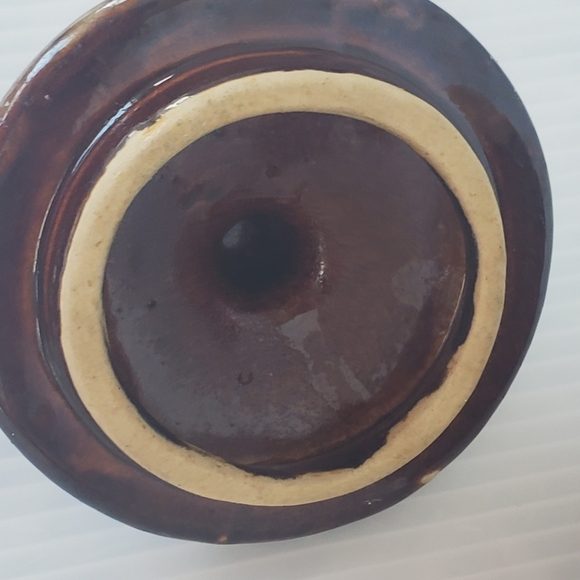 Vtg Roseville Robinson Ransbottom Pottery RRP Brown Drip Glaze Crock Set Pitcher - Picture 11 of 12